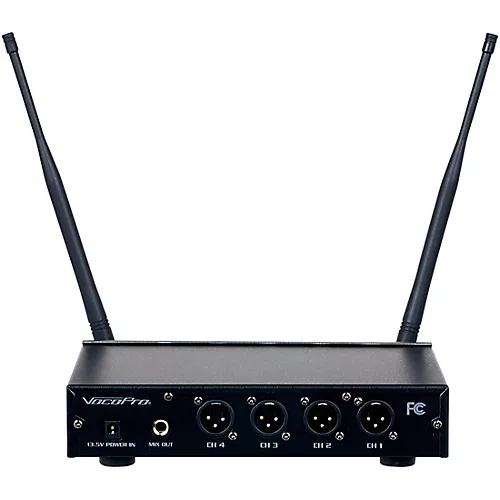 VocoPro USB-CONFERENCE-4 4-User Wireless Microphone/USB Interface Package, 902-927.2mHz