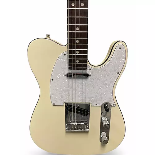 Used Fender American Ultra Telecaster Antique White Solid Body Electric Guitar Antique White