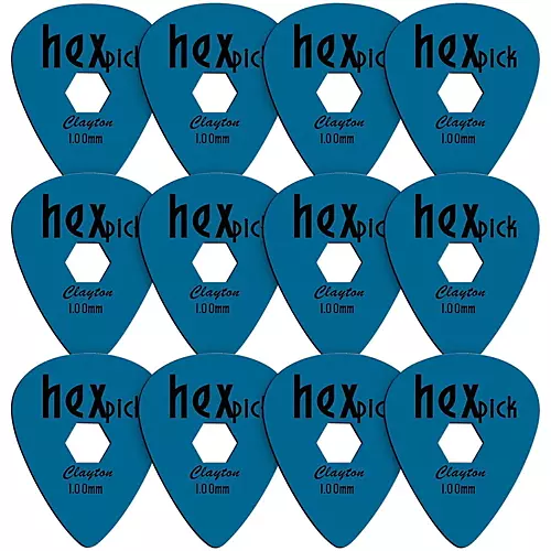 Clayton HexPick Guitar Picks - 12-Pack .50 mm