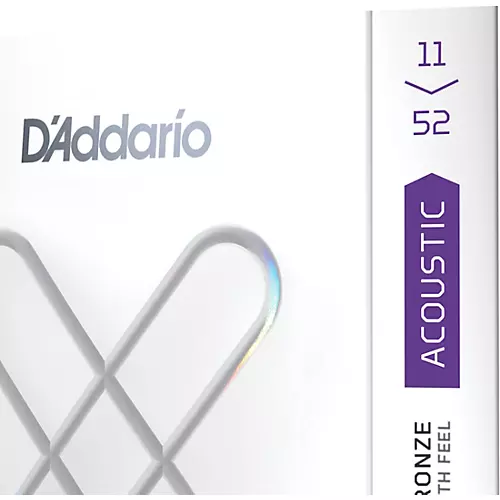D'Addario XS Acoustic 80/20 Bronze Coated Guitar Strings Light Top/Medium Bottom (12-56)