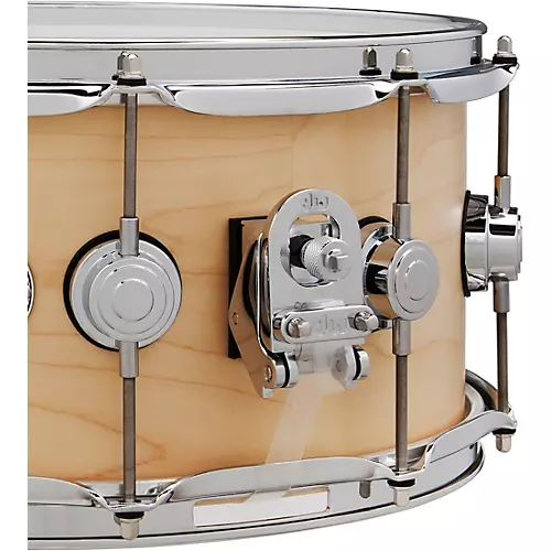 DW Collector's SSC Maple Satin Oil Snare Drum with Chrome Hardware 14 x 6.5 in. Natural