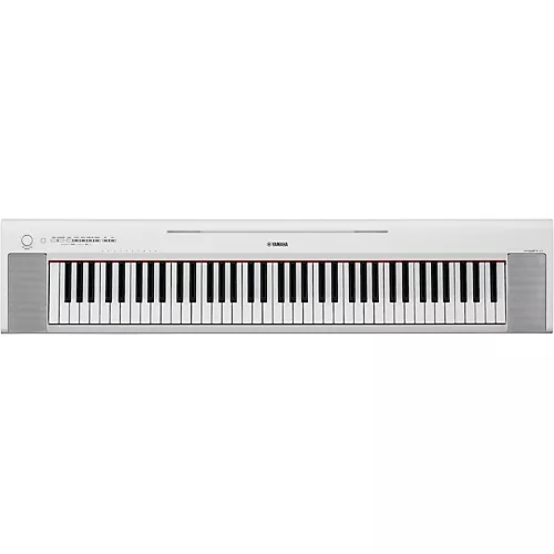 Yamaha Piaggero NP-35 76-Key Portable Keyboard With Power Adapter Black Beginner Package