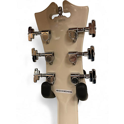 Used D'Angelico Premier Series DC Alpine White Hollow Body Electric Guitar Alpine White