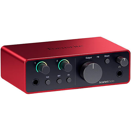 Focusrite Scarlett Solo USB-C Audio Interface Gen 4