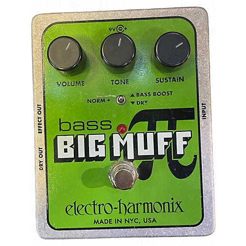 Used Electro-Harmonix Big Muff Bass Distortion Bass Effect Pedal
