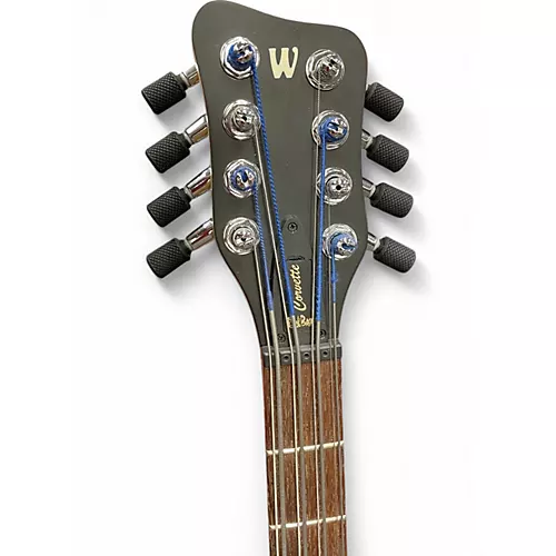 Used 2018 RockBass by Warwick Corvette Basic 8 Flat Black Electric Bass Guitar Flat Black