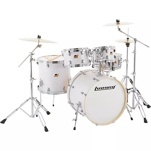 Ludwig BackBeat Elite 5-Piece Complete Drum Set With 22