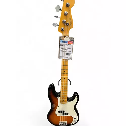Used Fender Select Precision Bass 2 Tone Sunburst Electric Bass Guitar 2 Tone Sunburst