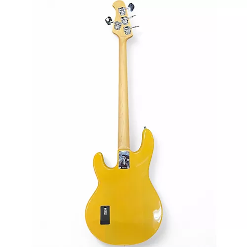 Used Sterling by Music Man Sting Ray 24 Butterscotch Electric Bass Guitar Butterscotch