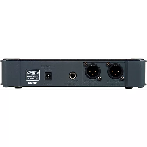 Galaxy Audio EDXR/38VV Dual-Channel Wireless Lavalier System Band N Black