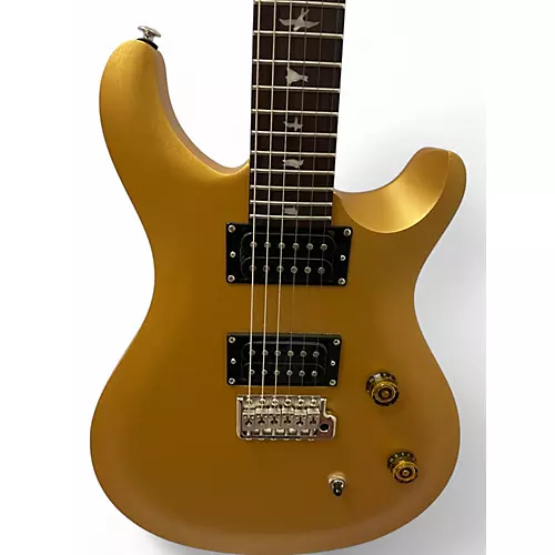 Used 2024 PRS se CE24 SATIN Gold Solid Body Electric Guitar Gold