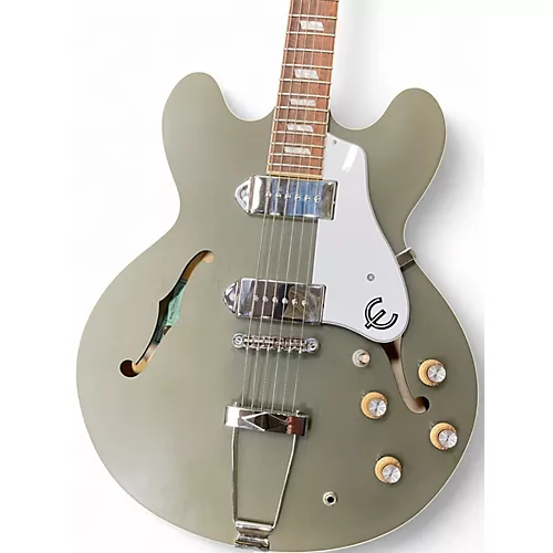 Used Epiphone Casino Hollowbody WORN OLIVE DRAB Hollow Body Electric Guitar WORN OLIVE DRAB