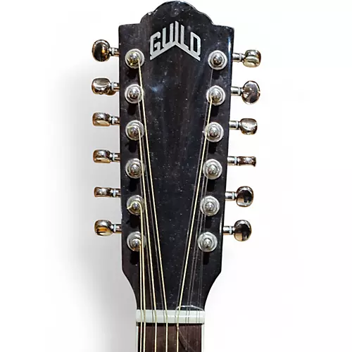Used Guild F-2512CE Deluxe 2 Tone Sunburst 12 String Acoustic Electric Guitar 2 Tone Sunburst