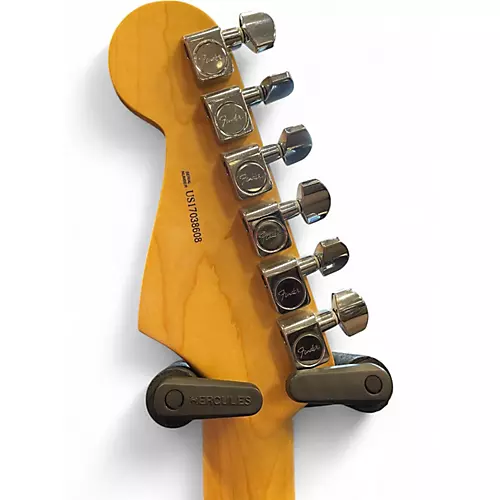 Used 2017 Fender American Professional Stratocaster SSS Olive Solid Body Electric Guitar Olive