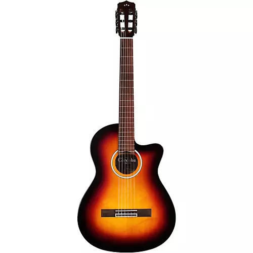 Cordoba Fusion 5 Acoustic-Electric Classical Guitar Ember Burst