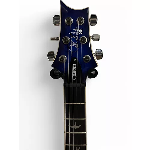 Used PRS SE Custom 24 Blue Burst Solid Body Electric Guitar Blue Burst