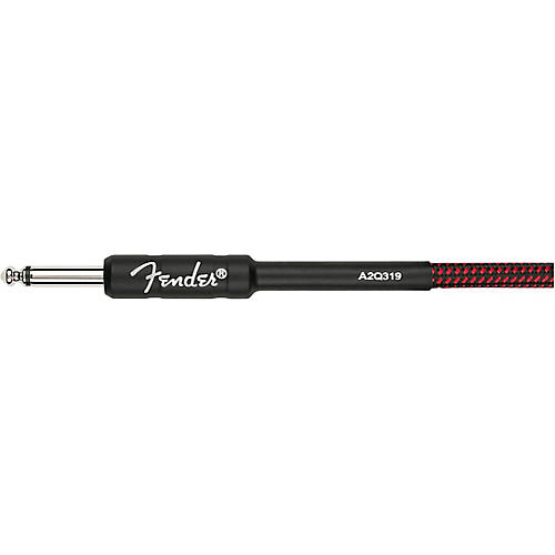 Fender Professional Series Straight to Angled Coil Cable 30 ft. White Tweed