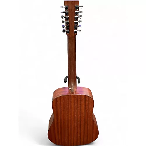 Used Martin dx2e natural 12 String Acoustic Electric Guitar natural