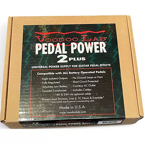 Used Voodoo Lab Pedal Power 2+ Power Supply