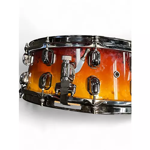 Used TAMA 14in S.L.P G-Kapur Amber Sunset Fade Drum Amber Sunset Fade 33