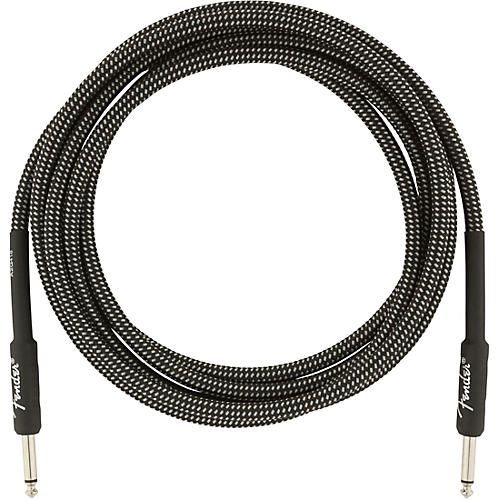 Fender Professional Series Straight to Straight Instrument Cable 15 ft. White Tweed