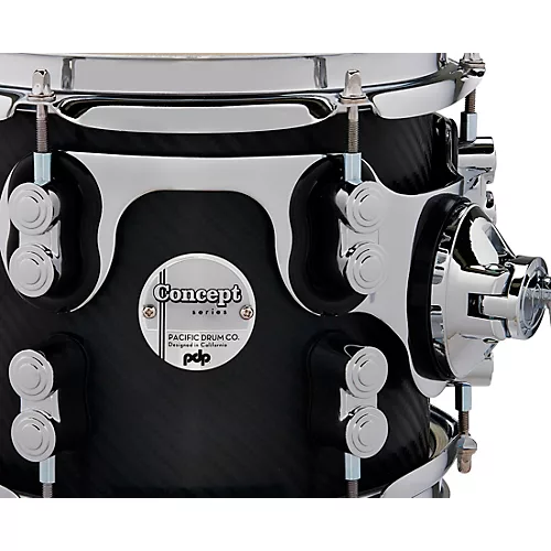 PDP by DW Concept Maple 6-Piece Shell Pack With Chrome Hardware Carbon Fiber