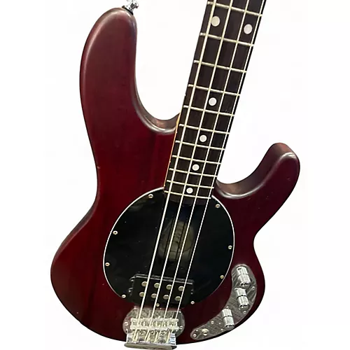 Used Sterling by Music Man Sub 4 red Electric Bass Guitar red