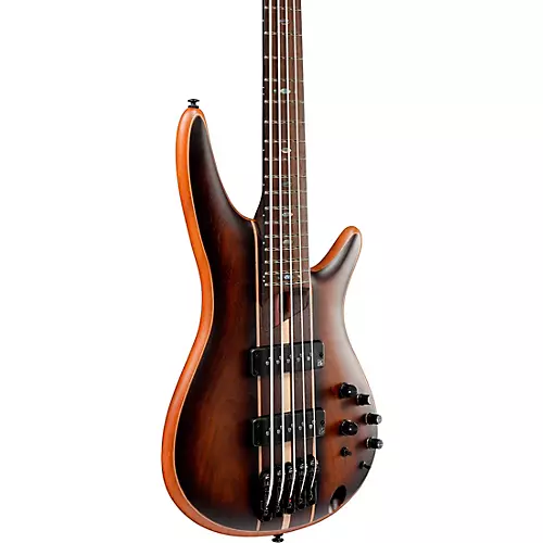 Ibanez Premium SR1355B 5-String Electric Bass Dual Mocha Burst Flat