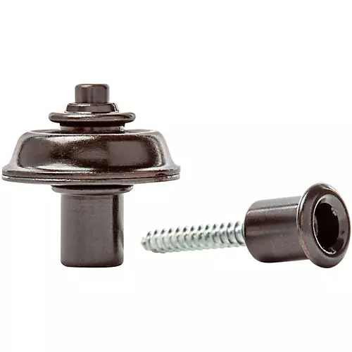 Dunlop Straplok Flush Mount Strap Retainer System Brass