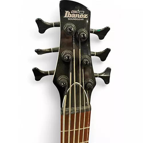 Used Ibanez SIX STRING BASS Mahogany Electric Bass Guitar Mahogany
