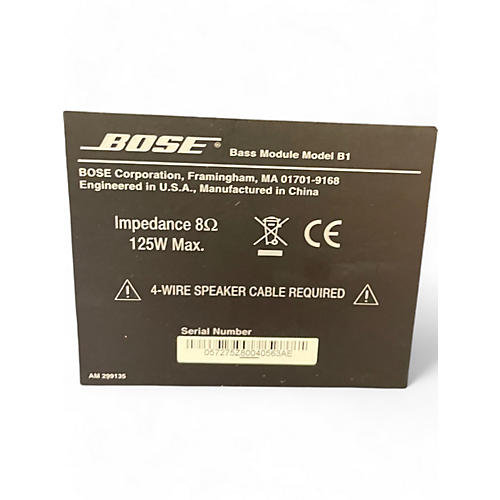 Used Bose B1 Bass Module Unpowered Subwoofer