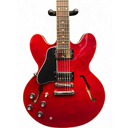 Used Epiphone ES355 Left Handed Cherry Hollow Body Electric Guitar Cherry