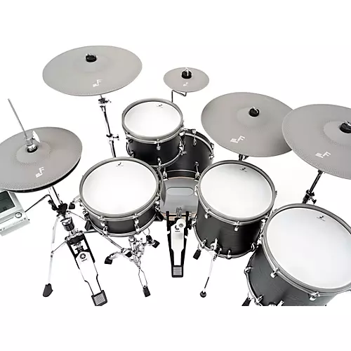 EFNOTE 5X Acoustic Designed Electronic Drum Set Black Oak Wrap