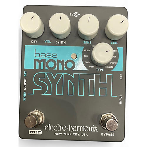 Used Electro-Harmonix Bass Mono Synth Bass Bass Effect Pedal