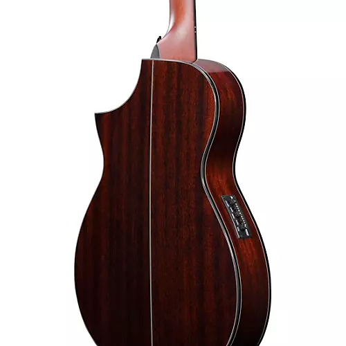 Ibanez AEWC32FM Thinline Acoustic-Electric Guitar Dark Green Sunset Fade