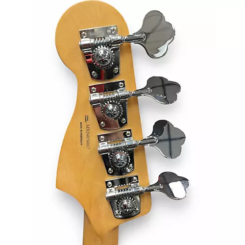 Used Fender PLAYER II PRECISION BASS  Black and White Electric Bass Guitar Black and White