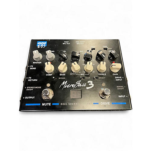 Used EBS MICRO BASS 3 Bass Effect Pedal