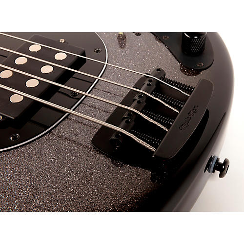 Ernie Ball Music Man StingRay Special HH Electric Bass Guitar Black and Chrome