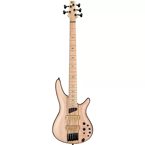 Ibanez Premium SR5FMDX2 5-String Electric Bass Natural Low Gloss
