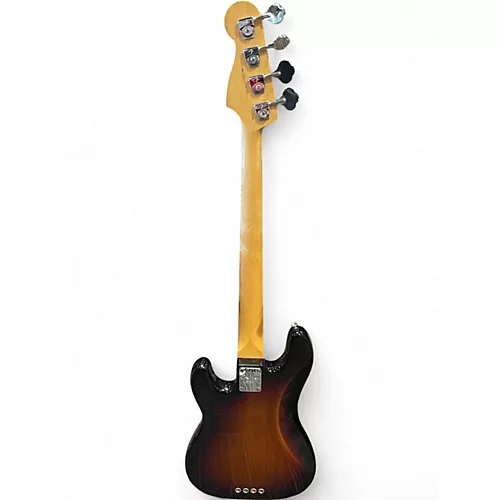 Used 2010 Fender American Standard Precision Bass Brown Sunburst Electric Bass Guitar Brown Sunburst