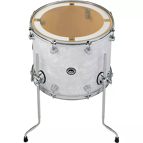 DW DWe Wireless Acoustic/Electronic Convertible Floor Tom with Legs 14 x 12 in. Finish Ply Black Galaxy