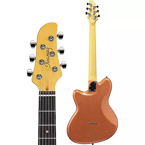 Ibanez Yvette Young Signature Electric Guitar Orange Cream Sparkle