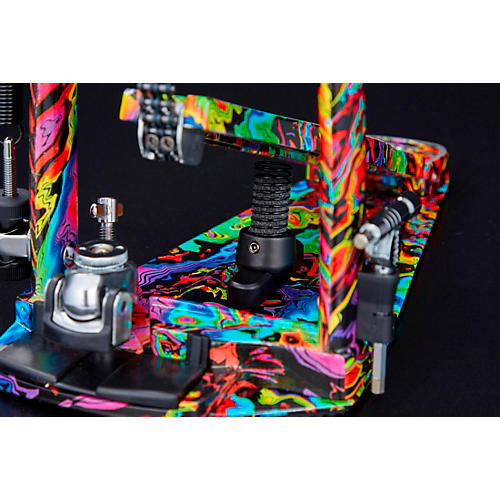 TAMA Limited-Edition 50th Anniversary Iron Cobra Power Glide Psychedelic Rainbow Single Pedal