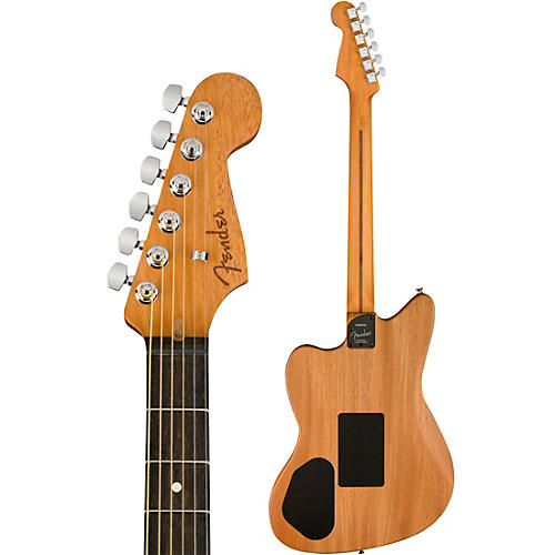 Fender American Acoustasonic Jazzmaster Acoustic-Electric Guitar Tungsten