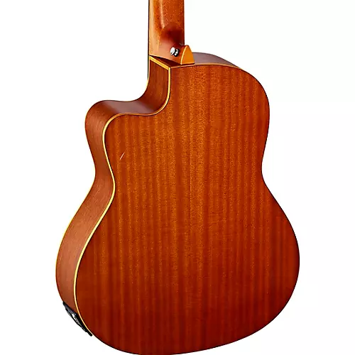 Ortega Family Series Pro RCE131 Acoustic-Electric Classical Guitar Satin Natural