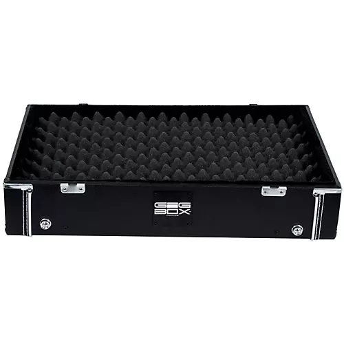Gator Gig-Box Jr. Pedal Board/Guitar Stand Case with Power Black