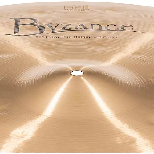 MEINL Byzance Traditional Extra Thin Hammered Crash Cymbal 22 in.