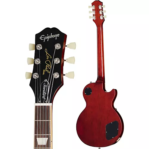 Epiphone Les Paul Standard '50s Figured Left-Handed Electric Guitar Washed Cherry Sunburst