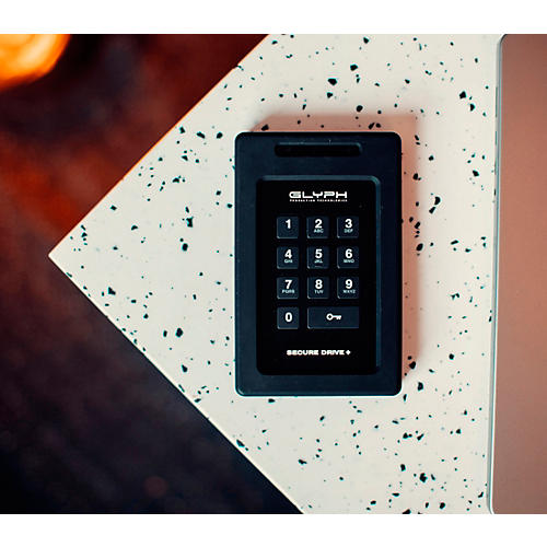 Glyph SecureDrive+ Professional Encrypted Hard Drive with Keypad 4 TB