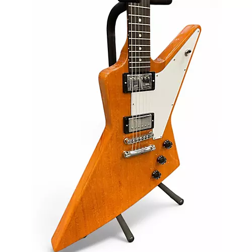 Used 2021 Gibson Explorer Antique Natural Solid Body Electric Guitar Antique Natural